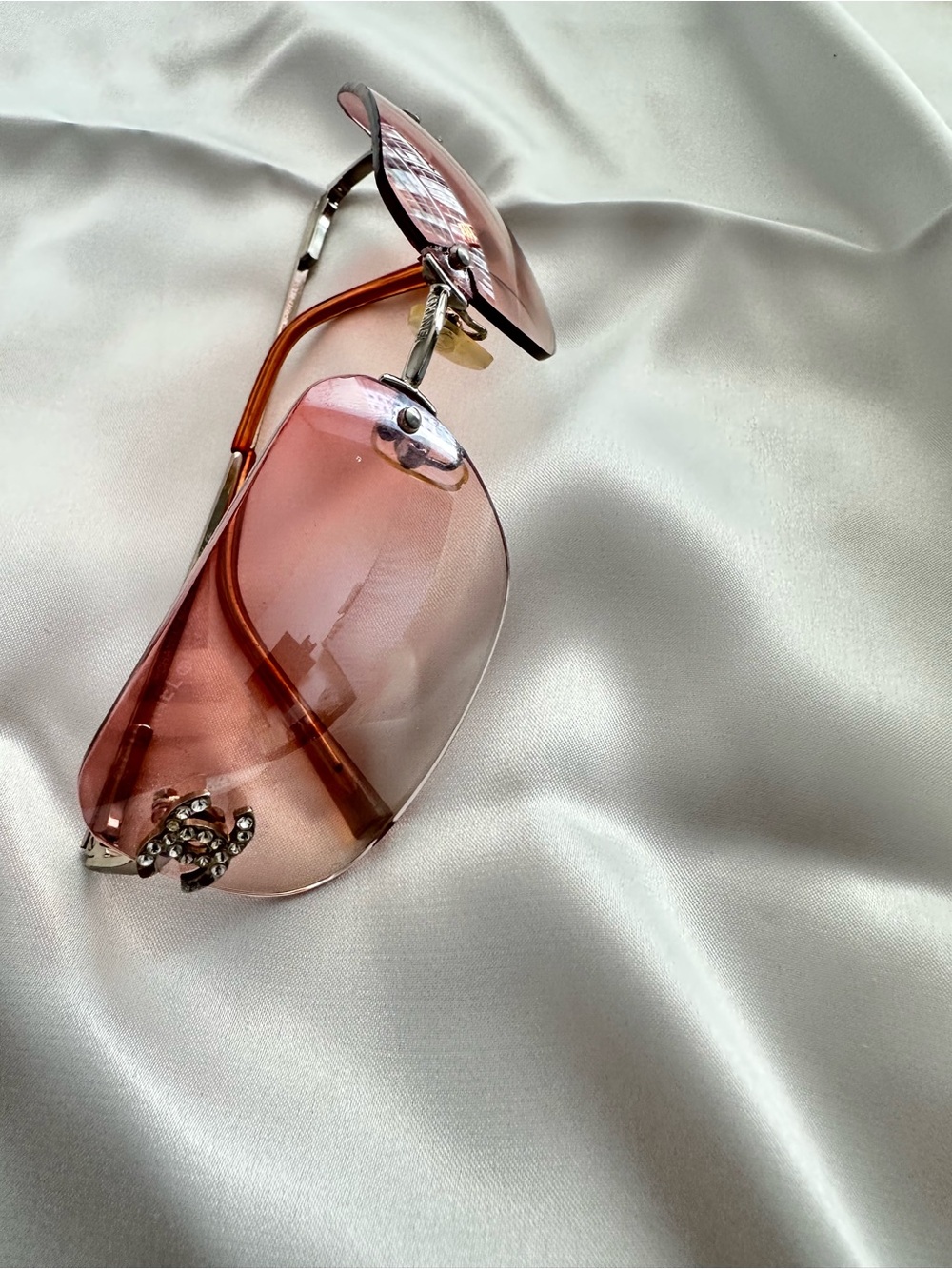 Chanel Vintage Sunglasses Swarovski ccs